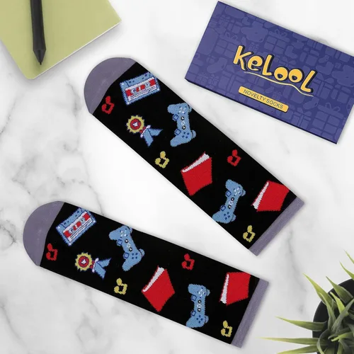 Miniatura 2 de Calcetines con texto en inglés Do Not Disturb I'm Gaming, ideas de regalos para niños, regalos para hombres, él, papá, hijos, adolescentes
