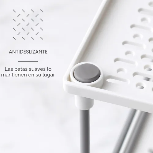Miniatura 4 de YouCopia UpSpace - Organizador ajustable de cajas para envoltorios de papel de aluminio y almacenamiento de gabinetes de cocina, Original, Blanco