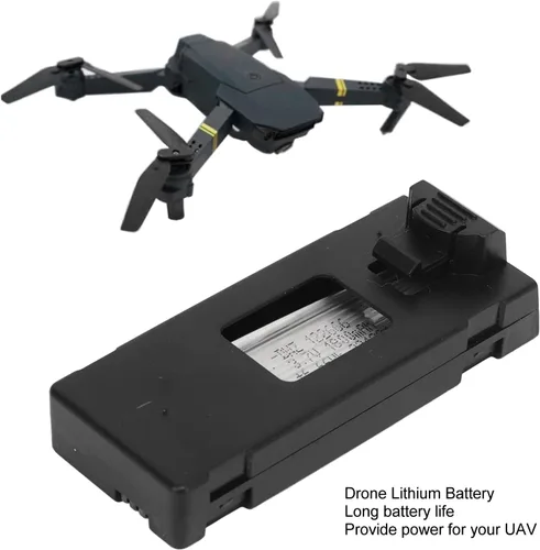 Miniatura 2 de TOPINCN Batería de avión RC, 3.7 V 1800 mAh batería de litio Drone con protección contra cortocircuitos de sobrecarga para E88 E525 PRO