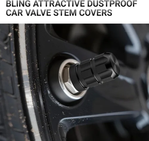 Miniatura 4 de Aluminum Tire Valve Stem Caps for Mercedes Benz GLA 2014-2020, Anti-Rust Tires Air Valve Cap Stem Covers Corrosion-Resistant Automotive Exterior