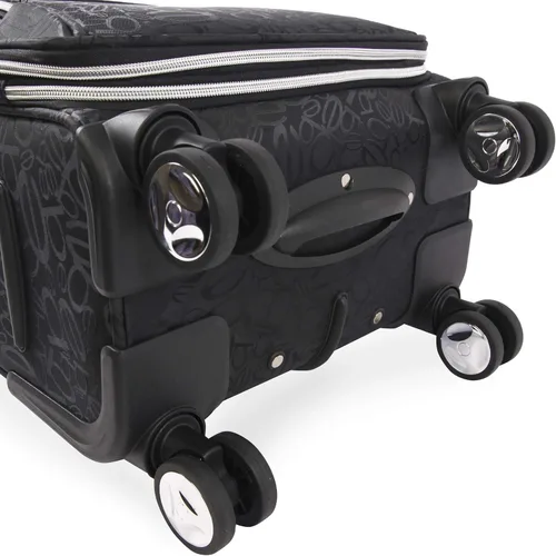 Miniatura 8 de BEBE Carissa 21" Expandible Spinner de mano para mujer, Bebe Negro lanzado, Carissa - Maleta giratoria extensible de 21 pulgadas