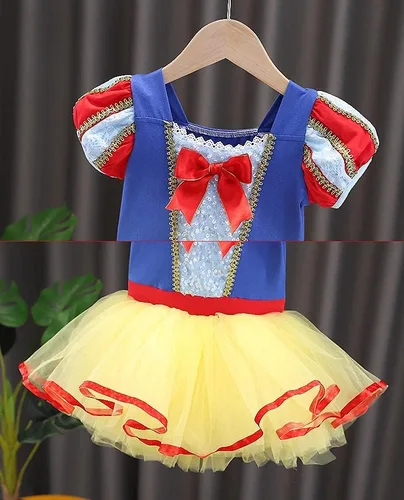 Miniatura 5 de Dressy Daisy - Vestido de tutú de ballet para niñas, talla 18m-8 Trajes de princesa con falda de tul para niñas pequeñas, leotardos de bailarina
