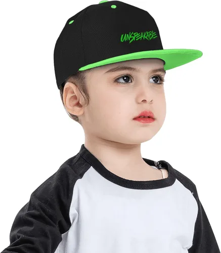 Miniatura 7 de Gorra de béisbol para niños y niñas, gorra de hip hop, ajustable, novedad para niños