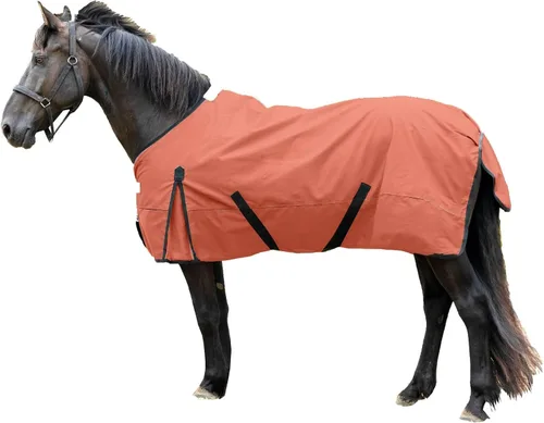 Miniatura 7 de Resistance 1200 Denier Ligero Sin Relleno Resistente al Agua Transpirable Caballo Lluvia Hoja