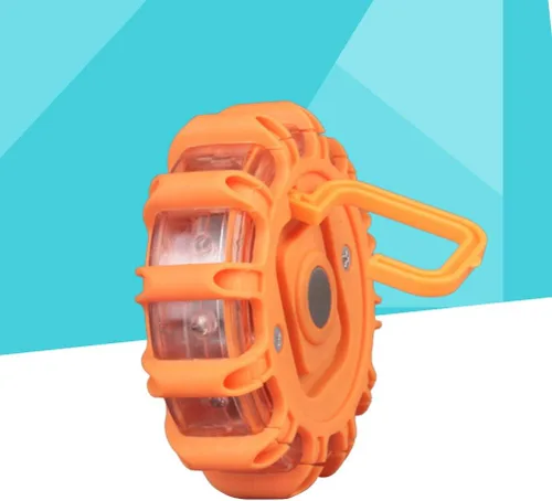 Miniatura 4 de OSALADI A prueba de golpes impermeable LED luces de carretera intermitente luz de advertencia en carretera luz de seguridad disco de emergencia
