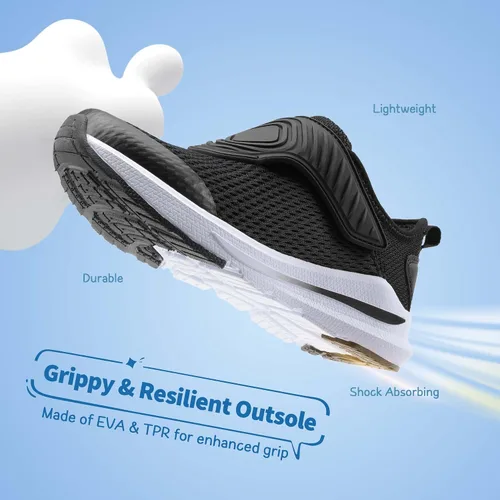 Miniatura 3 de DREAM PAIRS Zapatillas deportivas para niños y niñas, tenis para correr y correr para niños pequeños y grandes