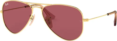 Miniatura 24 de Ray-Ban Junior Rj9506s - Gafas de sol de aviador de metal para niños Plata/Gris Espejo Plata