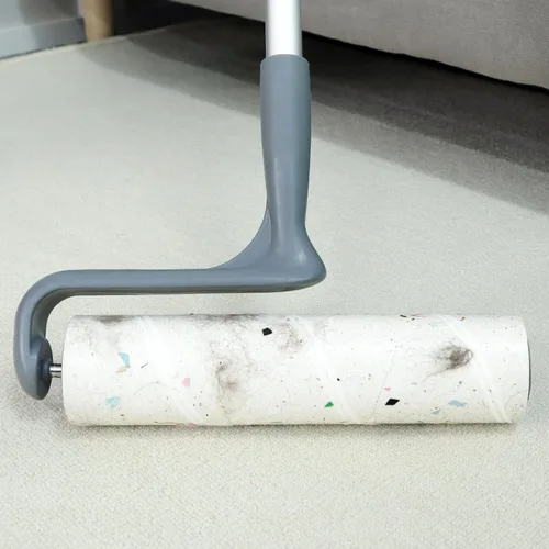 Miniatura 4 de Recambios de rodillo ultra pegajoso de 10 pulgadas para Evercare Layers Smart Design Rodillos grandes de pelusa 50% más recogida removedor de pelo