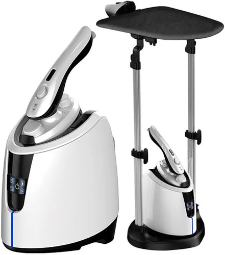 Vaporizador para ropa, vaporizador de ropa de pie de 2100 W con boquilla de vapor de cerámica actualizada, removedor de arrugas de calentamiento de