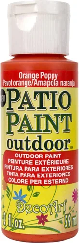 Miniatura 18 de DecoArt Patio Paint Pintura acrílica de 2 onzas color amarillo sol Sunshine Yellow