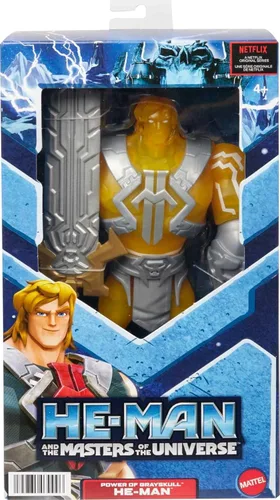 Miniatura 2 de Masters of the Universe and He-Man - Figura grande de He-Man con accesorio inspirado en la serie animada Motu Netflix, juguete coleccionable de 8.5
