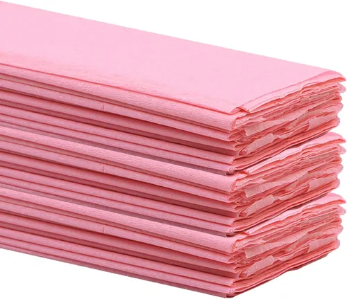 Miniatura 21 de Pliegues de papel crepé (30 hojas), 20 pulgadas de ancho por 3.2 pies de largo, papel crepé mexicano, 21 colores surtidos (verde claro)