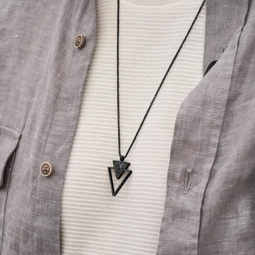Miniatura 37 de Galis Collar para hombre, collar de cadena de plata de acero inoxidable de alta calidad para hombres, no se deslustra, cadenas para hombres