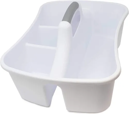 Miniatura 2 de Baño Cocina Compartimento Dividido Caddy Organizador de Fregadero de Conserjería Cubo de Limpieza Soporte de Almacenamiento de Ducha Suministros