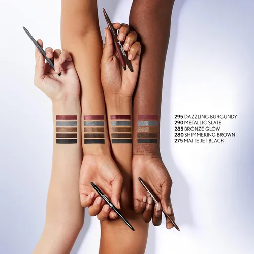 Miniatura 4 de COVERGIRL Perfect Point Plus - Lápiz de ojos de gel de tinta, pigmentado, de larga duración, fórmula vegana, negro azabache mate 275, 0.01 onzas