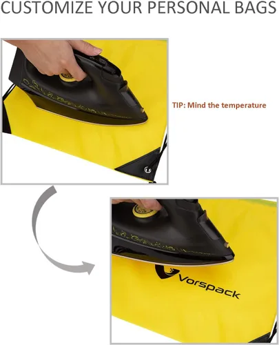 Miniatura 5 de Vorspack Mochila con cordón de 10 piezas para fiestas, gimnasio, viajes deportivos