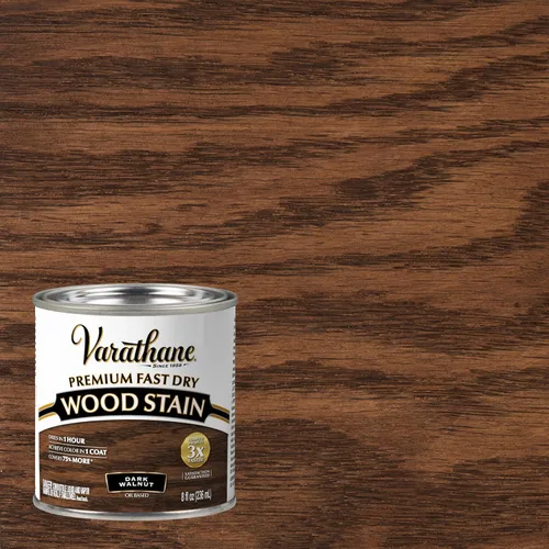 Miniatura 2 de Varathane Tinte de madera de secado rápido premium, media pinta, nogal oscuro