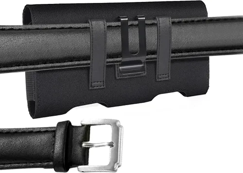 Miniatura 4 de Funda para iPhone 17 Pro Max, BECPLT Funda de Nailon con Clip para Cinturón y Soporte con Bucles para iPhone Air 16/15/14/13/12/11 Pro Max Galaxy