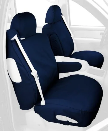 Miniatura 7 de Covercraft Fundas de asiento de asiento trasero de ajuste personalizado para asiento trasero - Tela de polialgodón, negro carbón
