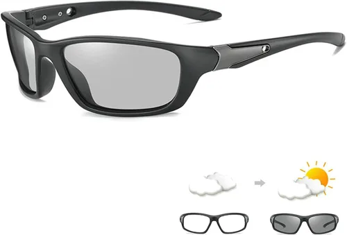 Gafas de lectura fotocrómicas de transición para hombre, gafas de sol cuadradas de seguridad para hombre, gafas de sol cuadradas de moda anti rayos