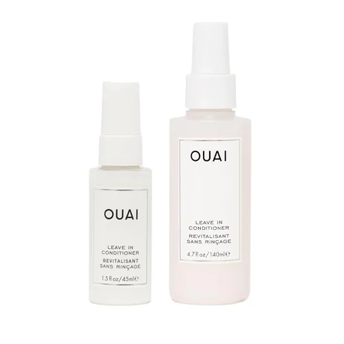 Miniatura 13 de OUAI Acondicionador sin enjuague y protector térmico para el cabello - Prepara el cabello para el peinado o usa como spray desenredante
