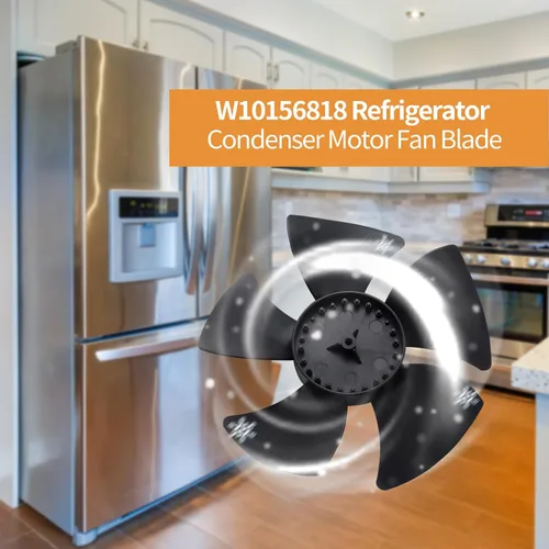 Miniatura 7 de W10156818 - Cuchilla del ventilador del motor del condensador del refrigerador compatible con Whirlpool Kenmore Jenn-Air Amana Admiral Norge