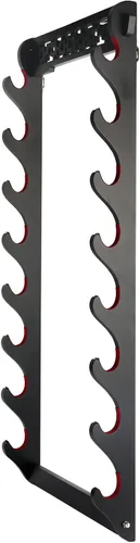 Soporte de espada katana con montaje en pared - Expositor de espada samurái de 8 niveles, soporte de pared para wakizashi y tanto, soporte de