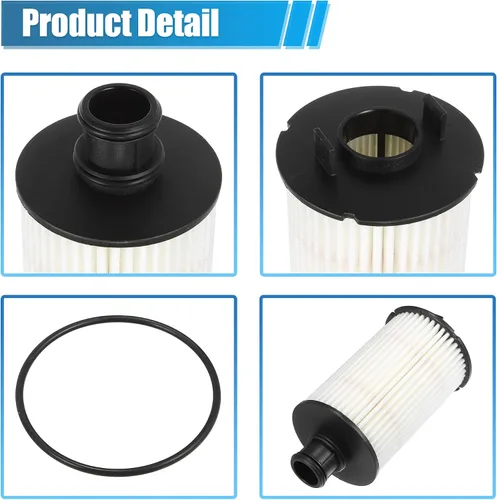Miniatura 4 de X AUTOHAUX 6 Unids Filtro De Aceite De Motor Reemplazo AJ812351 C2D3670 XR858593 LR011279 Filtro De Combustible De Aceite Para Land Rover Range