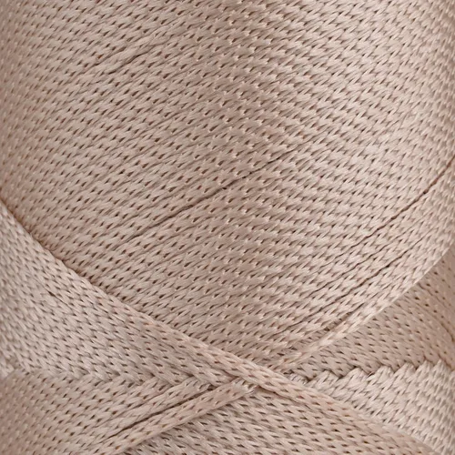 Miniatura 2 de Sensy Premium 2mm 670.56 metros de cuerda de poliéster 100% cordón de polipropileno Cordón de macramé 2mm Cordón para bolso de crochet Hilo de Latte