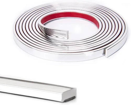 Art3d Moldura de Vinilo Flexible de 30 Pies para Despegar y Pegar para Bordes de Azulejos de Pared, Protector contra Salpicaduras de Cocina, Marco