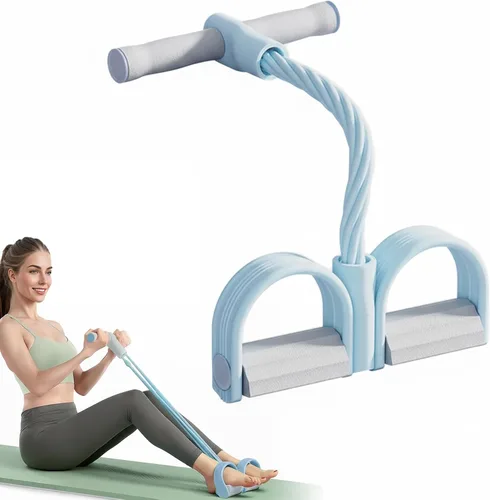 Miniatura 9 de Sakerplus Banda elástica multifunción de resistencia para yoga, banda elástica para ejercicio, tirador de pedal de estiramiento para entrenamiento