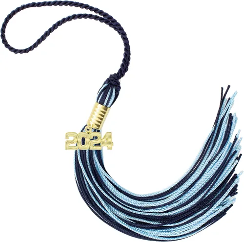 Miniatura 480 de Borla de graduación Aqua 2022, todos los colores escolares disponibles, fabricada en Estados Unidos