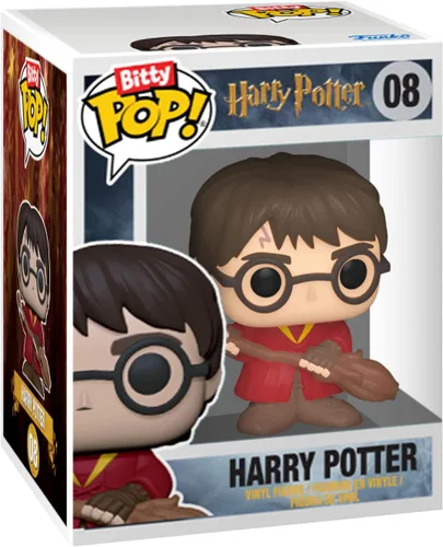 Miniatura 18 de Funko Bitty POP! HP - Voldemort, paquete de 4 - Lord Voldemort, Draco Malfoy (quidditch), Bellatrix Lestrange y una mini figura sorpresa misteriosa