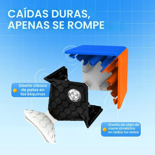 Miniatura 3 de GAN 356 M, Cubo de Velocidad 3x3 Magnético 356M Sin Calcomanías, Juguetes Antiestrés para Niños y Adultos, Sin GES Extra