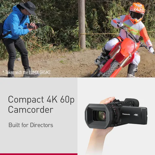 Miniatura 4 de Panasonic Videocámara X1200 4K, lente teleobjetivo gran angular con zoom de 24X, O.I.S híbrido, diseño ligero de dispersión de calor, embalaje