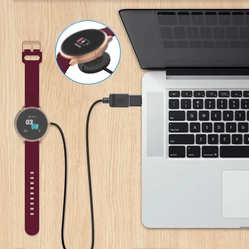 Miniatura 6 de Cable de carga USB para iTouch Wearables Air 3/4 / SE, Sport 3, Explorer 3 Smartwatch, base de carga de repuesto compatible con iTouch Smartwatch