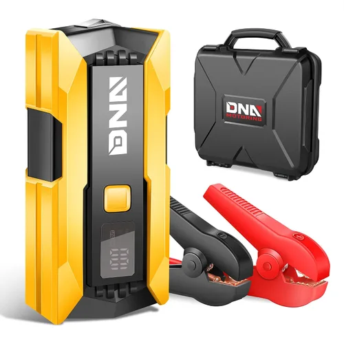 Miniatura 14 de DNA MOTORING 12V 1500A 15000 mAh Arrancador de batería portátil para auto, paquete de cargadores de batería, caja de puente, para hasta 7.0L de gas