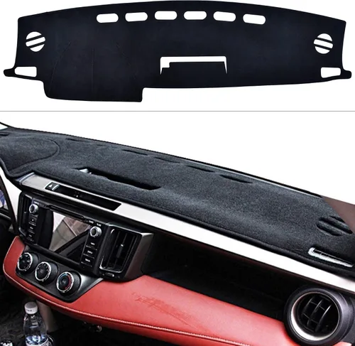 Miniatura 23 de SPEEDWOW Cubierta Alfombrilla para Tablero de Instrumentos Tapete Alfombra Compatible para Toyota Camry 2002-2006 Alfombrilla para Tablero Cubiertas