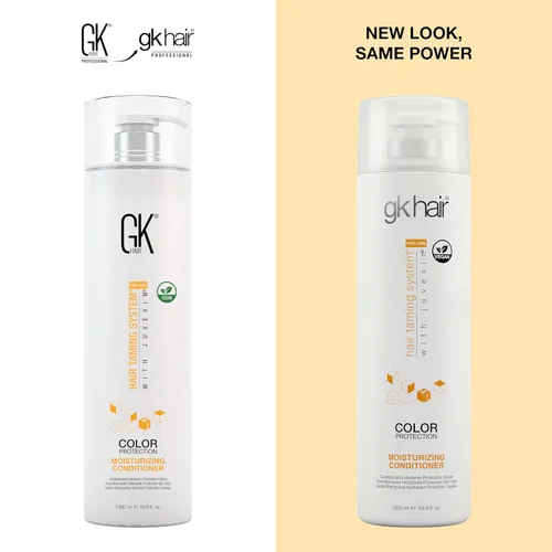 Miniatura 2 de GK HAIR Acondicionador hidratante de queratina global (33.8 fl oz/33.8 onzas líquidas) para protección del color hidratante, daño seco, rizado