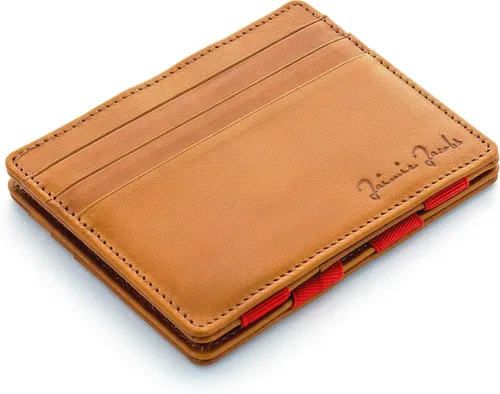 Miniatura 8 de Jaimie Jacobs - Flap Boy Slim - Cartera mágica de solapa para hombre con bolsillo frontal RFID, cartera delgada de piel genuina