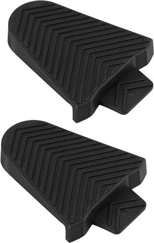 Miniatura 9 de Thinvik Juego de fundas de goma para tacos de bicicleta, tacos de bicicleta con fundas para tacos Shimano SPD-SL