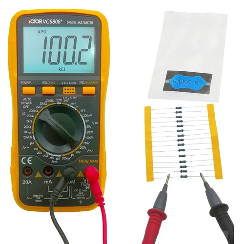 Miniatura 4 de EEEEE 61 valores (paquete de 1095) 1% 0.25w Kit de libro de resistencias, 1Ω-10MΩ RoHS compatible para Arduino, Juego de resistencias surtidas