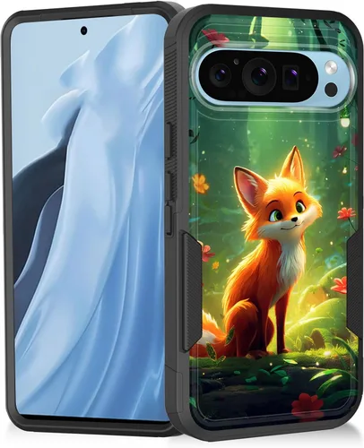 Miniatura 123 de Funda para Pixel 7a, resistente de doble capa híbrida de policarbonato duro de goma suave a prueba de golpes para Google Pixel 7A 6.1 pulgadas