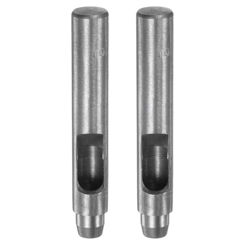 Miniatura 21 de HARFINGTON 2 piezas de perforador de cuero de 0.031 in recto, redondo, ojal, remache a presión, fijador para cuero, artesanía, ropa, bolso, cortina