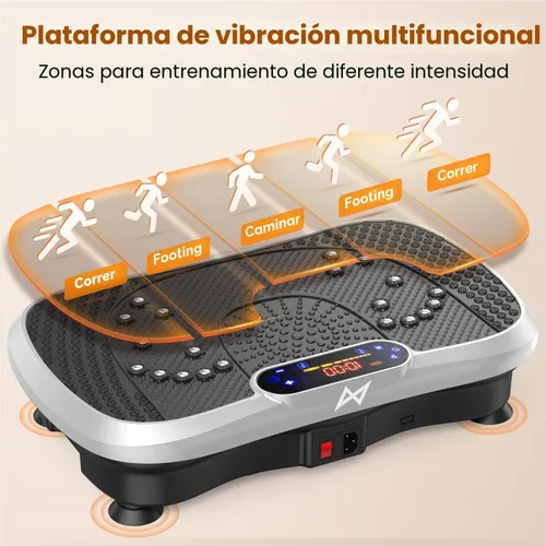 Miniatura 8 de AXV Vibration Plate Fitness Platform Exercise Machine Vibrating Shaking Full Body Shaker Workout Vibrate Stand Shake Board Sport for Weight Loss Fat