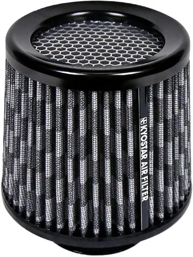 Miniatura 12 de Filtro de aire universal de alto flujo de 6 pulgadas y 5.984 in, entrada de aire frío de cono reutilizable, alto rendimiento, lavable, kit de aire