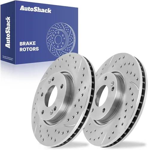 Miniatura 11 de AutoShack 11.81" (300 mm) Rotores de Freno Ventilados Delanteros de Reemplazo para 2006-2016 Hyundai Sonata 2011-2016 Kia Optima 2016-2018 Kia Forte