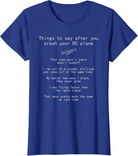 Miniatura 52 de Cosas que decir cuando te estrellas con tu camiseta RC Plane hobby