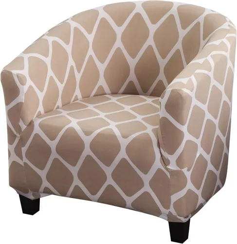 Funda para silla de club, funda elástica para sillón, funda de sofá, protector de muebles para sala de estar (color #18)