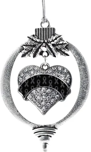 Miniatura 253 de Inspired Silver - Adorno con dije de hermana gemela - Adornos navideños de plata con circonitas cúbicas